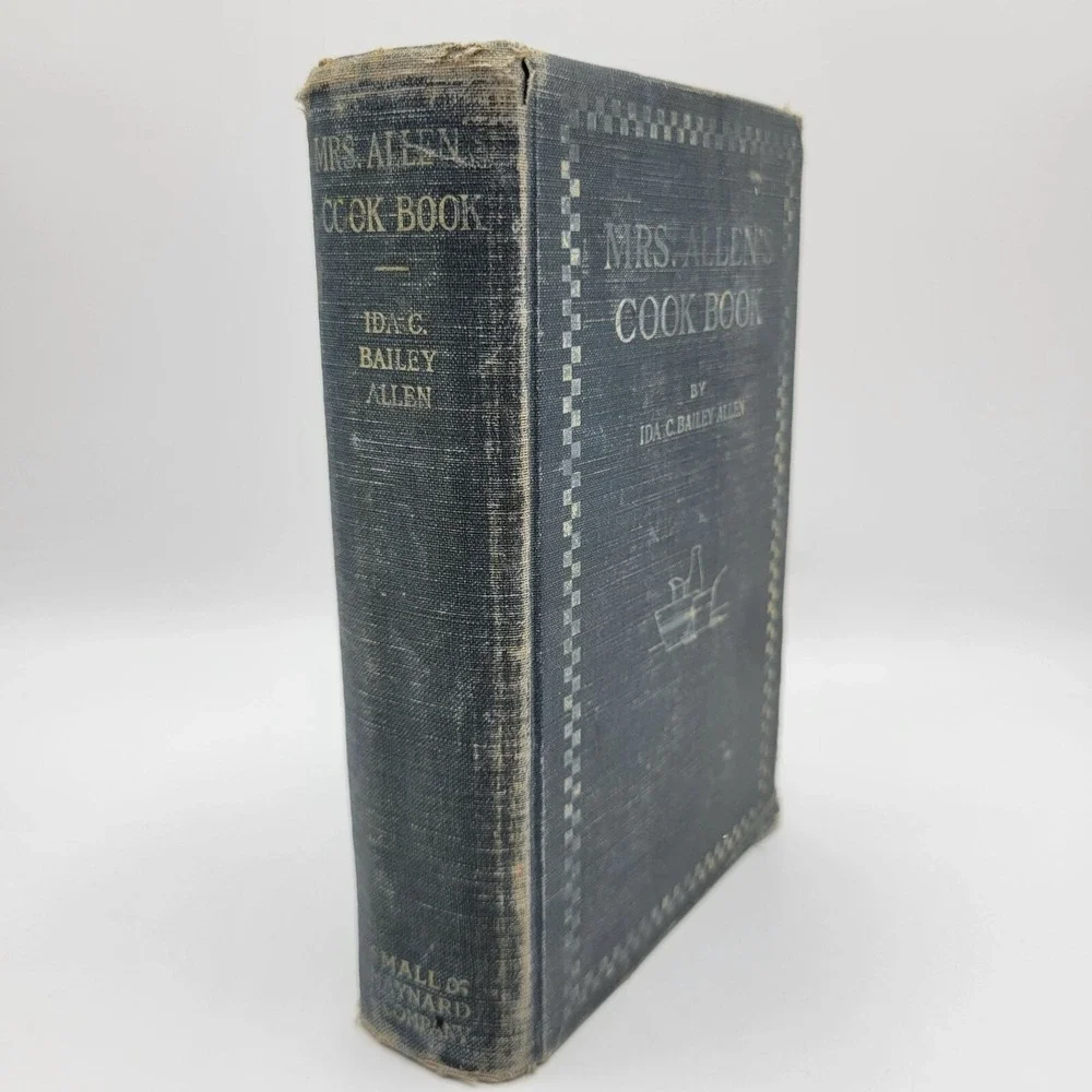 Mrs. Allens Cook Book By Ida C. Bailey Allen 1917 Hardcover Vintage